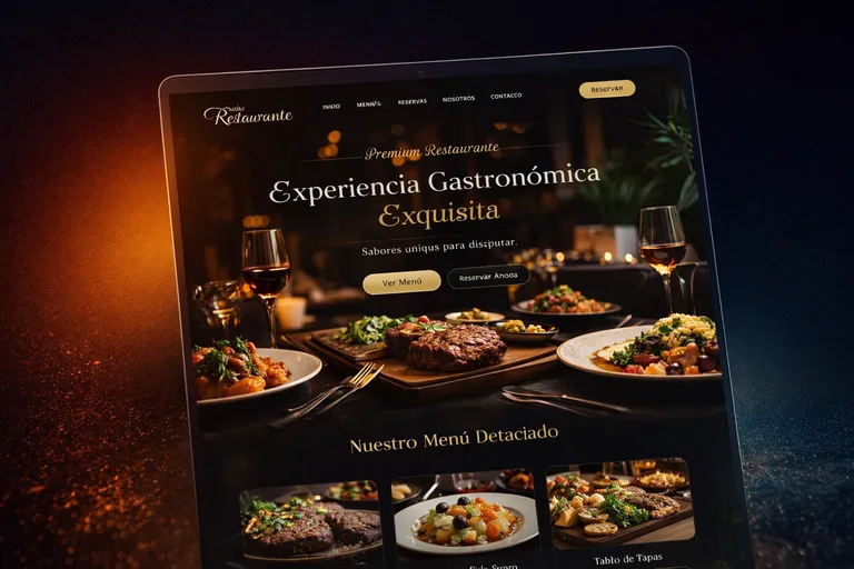 Proyecto conceptual de landing page para restaurante